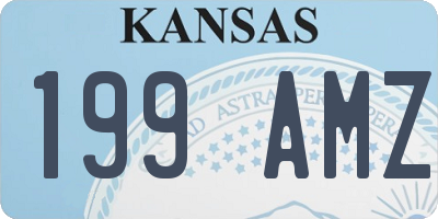 KS license plate 199AMZ