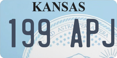 KS license plate 199APJ