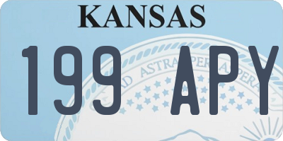 KS license plate 199APY