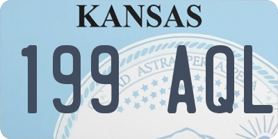 KS license plate 199AQL