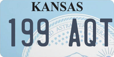KS license plate 199AQT