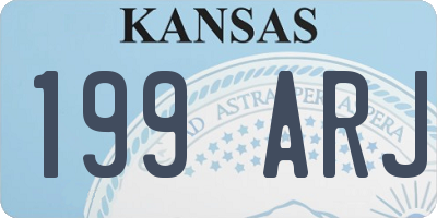 KS license plate 199ARJ