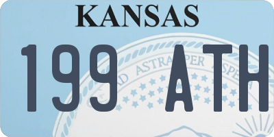 KS license plate 199ATH