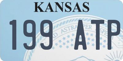 KS license plate 199ATP