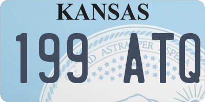KS license plate 199ATQ