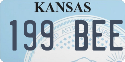 KS license plate 199BEE