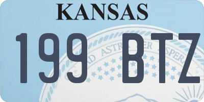 KS license plate 199BTZ