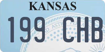 KS license plate 199CHB