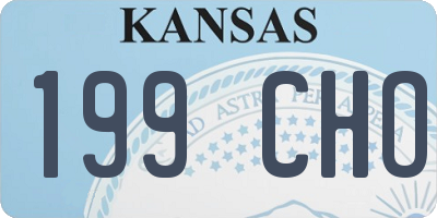 KS license plate 199CHO