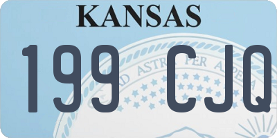 KS license plate 199CJQ