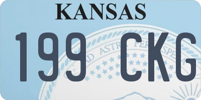 KS license plate 199CKG