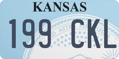 KS license plate 199CKL