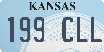 KS license plate 199CLL