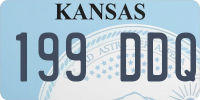KS license plate 199DDQ