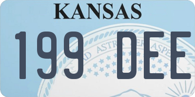 KS license plate 199DEE
