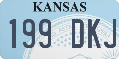 KS license plate 199DKJ