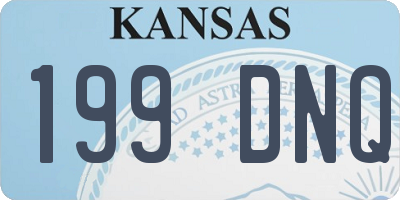 KS license plate 199DNQ