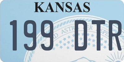 KS license plate 199DTR