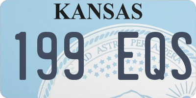 KS license plate 199EQS