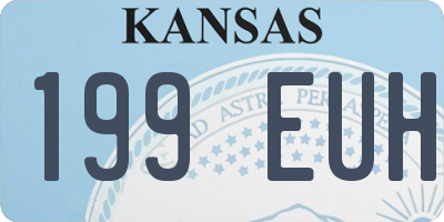 KS license plate 199EUH