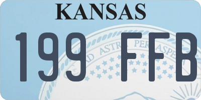 KS license plate 199FFB