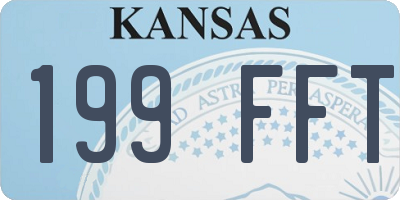 KS license plate 199FFT