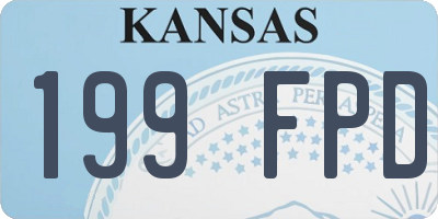 KS license plate 199FPD