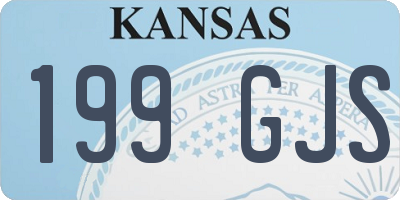 KS license plate 199GJS