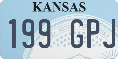 KS license plate 199GPJ