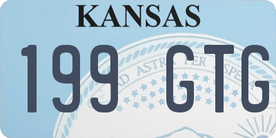 KS license plate 199GTG