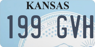 KS license plate 199GVH