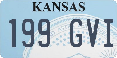 KS license plate 199GVI