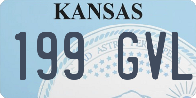 KS license plate 199GVL