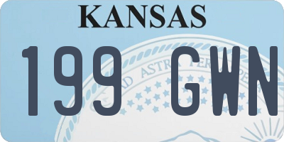 KS license plate 199GWN