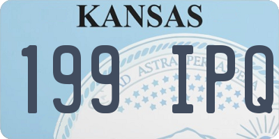 KS license plate 199IPQ