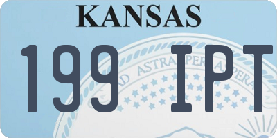 KS license plate 199IPT
