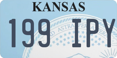 KS license plate 199IPY