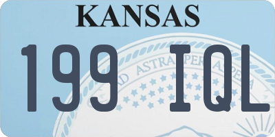 KS license plate 199IQL