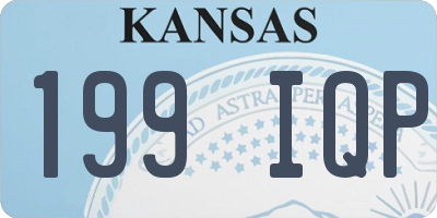 KS license plate 199IQP