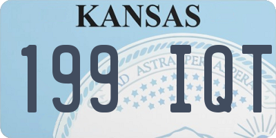KS license plate 199IQT