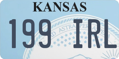 KS license plate 199IRL