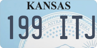 KS license plate 199ITJ