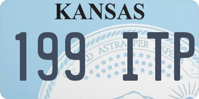 KS license plate 199ITP