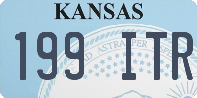 KS license plate 199ITR