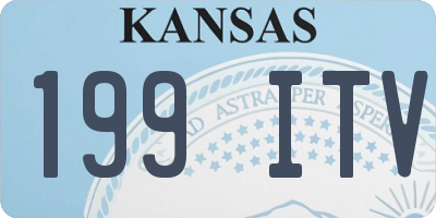KS license plate 199ITV