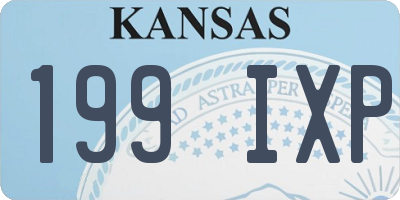 KS license plate 199IXP