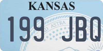 KS license plate 199JBQ