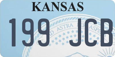 KS license plate 199JCB