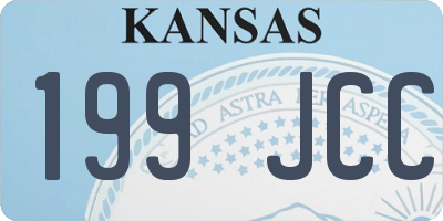 KS license plate 199JCC