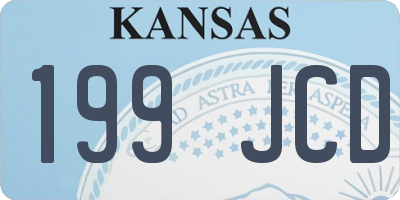 KS license plate 199JCD